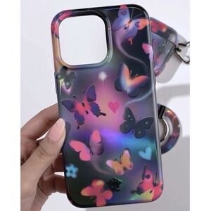 Velvet Caviar Dark Aurora Butterflies iPhone 16 Pro Case MagSafe NWOT